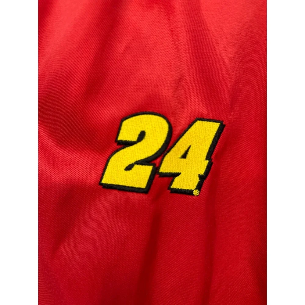 Vintage Jeff Gordon #24 NASCAR Bomber‎ Jacket Men's L Chase Authentics Racing